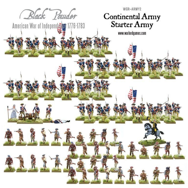 American War of Independence/Revolution Continental Starter Army RRP £107