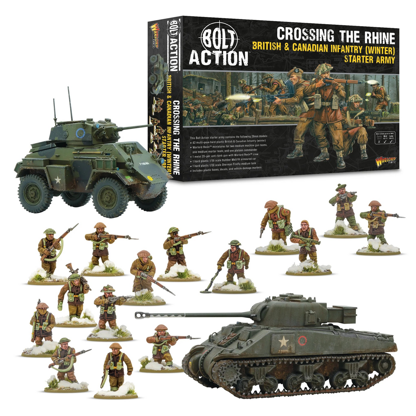 Crossing the Rhine - British & Canadian (Winter) Starter Army RRP £104
