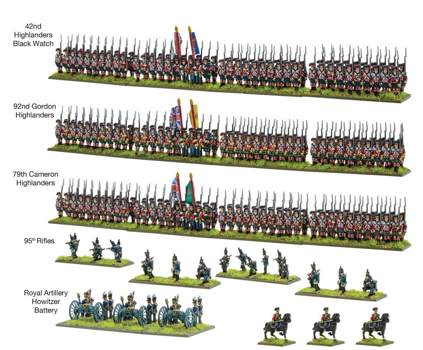 British Highlanders & Riflemen £30.50