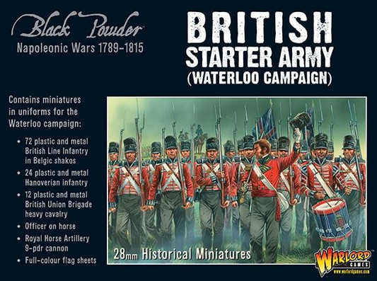 British Starter Army (Waterloo Campaign) RRP £107