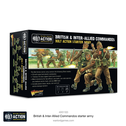 British (& Allied) Commando Starter Army RRP £69