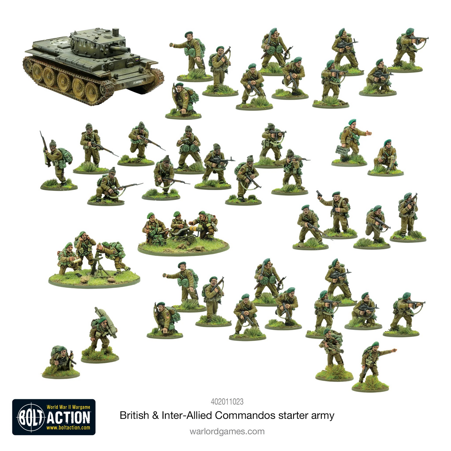 British (& Allied) Commando Starter Army RRP £69