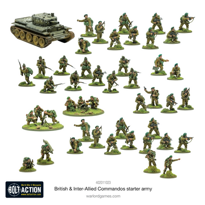 British (& Allied) Commando Starter Army RRP £69