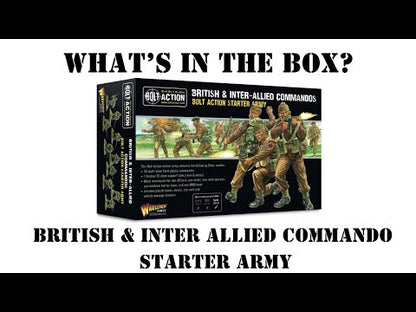 British (& Allied) Commando Starter Army RRP £69